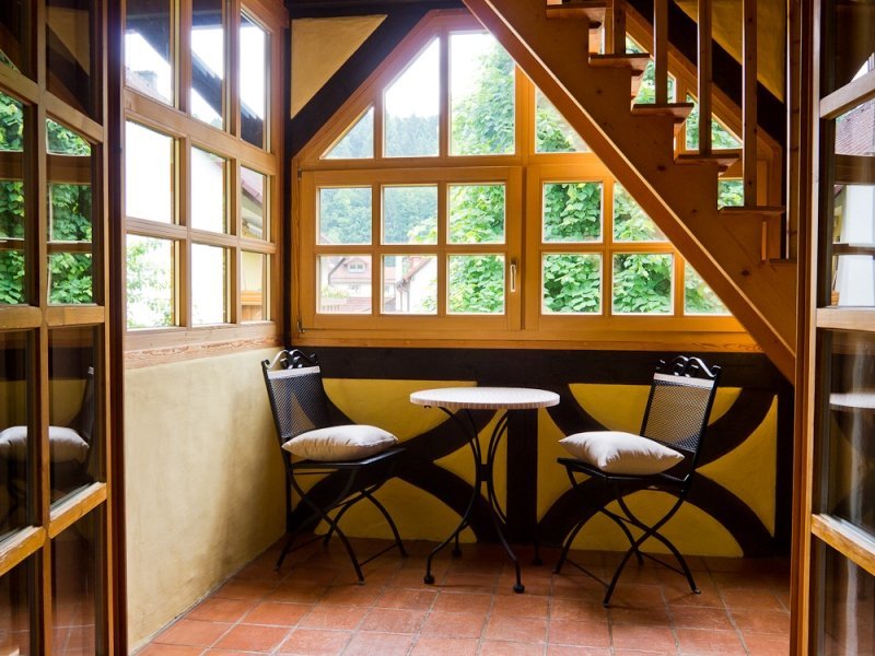 Wintergarten Ferienwohnung Drei Zinnen in der Fränkische Schweiz