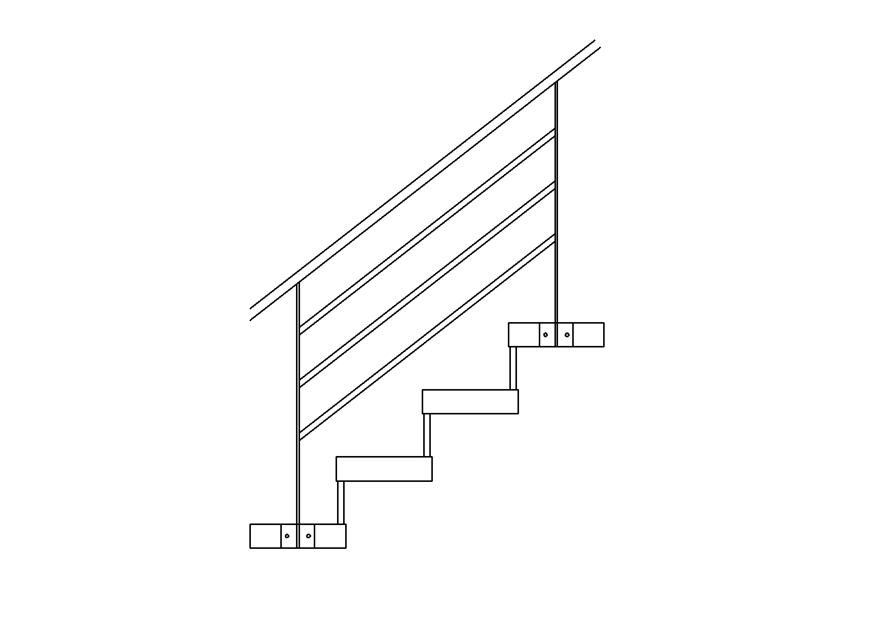 Treppengeländer Typ 2