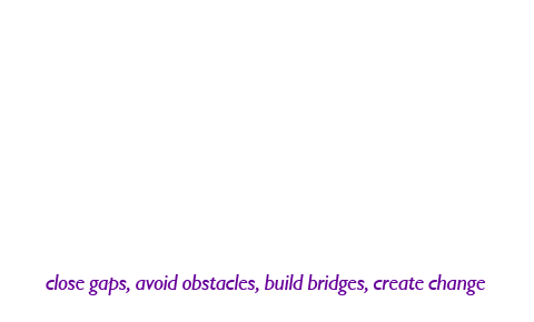 Applied Visual Thinking: close gaps, avoid obstacles, build bridges, create change
