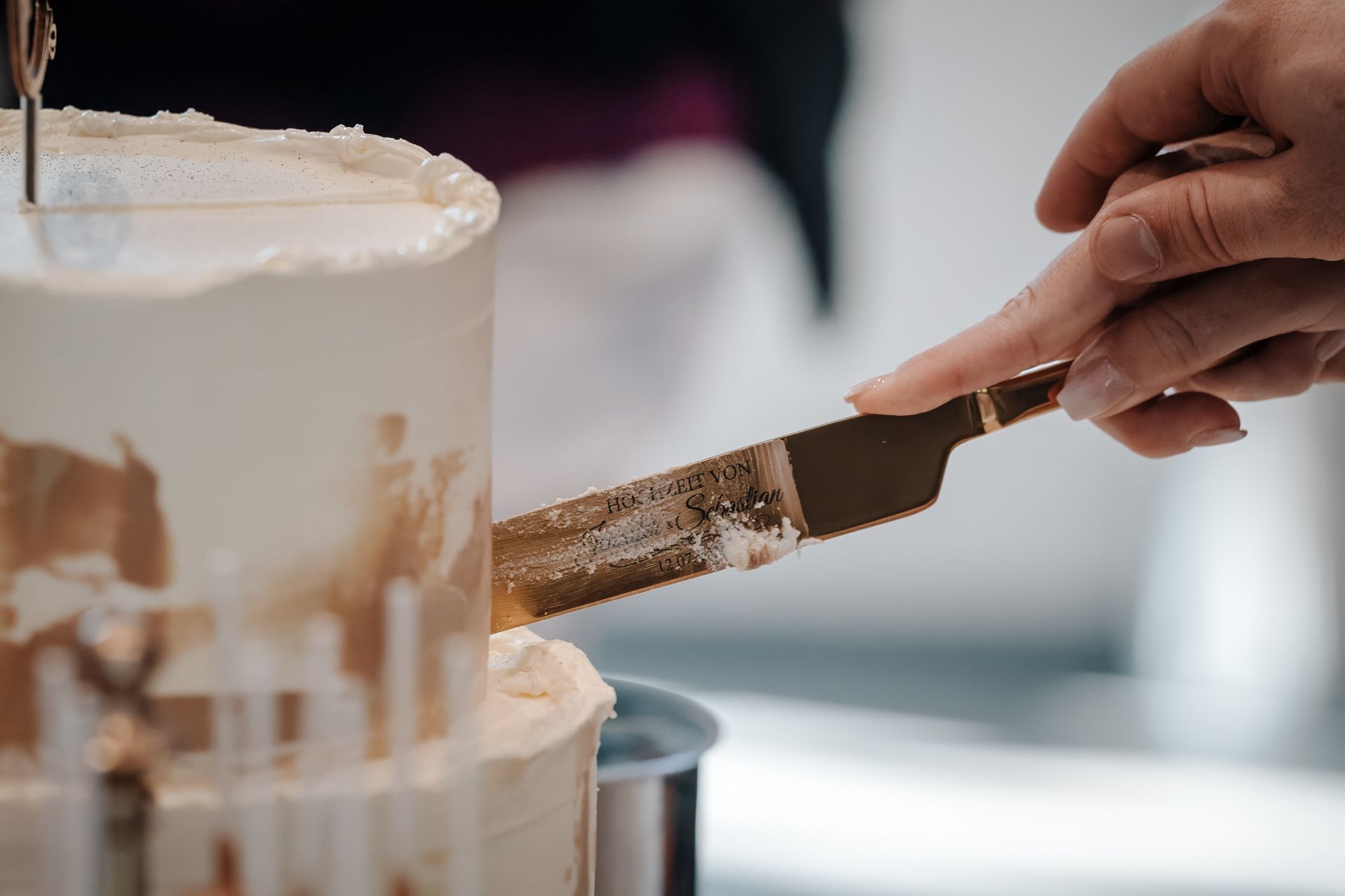 Hochzeit Torttenanschnitt