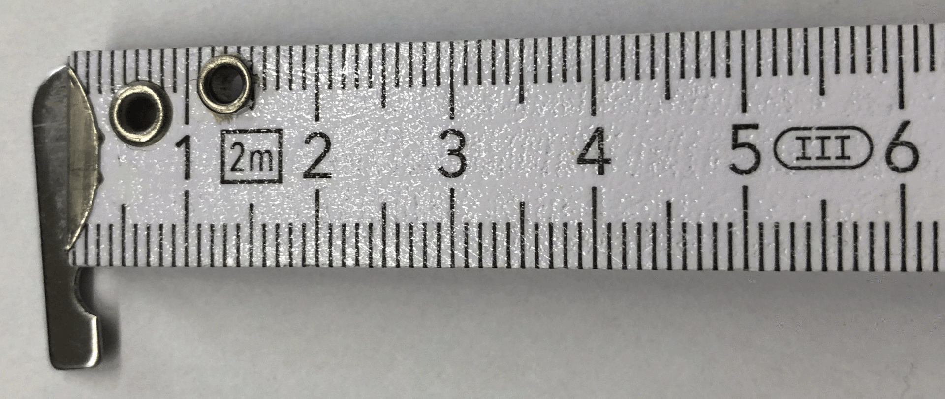 Skala von der Seite ablesbar Massstab; Zollstock; Meter