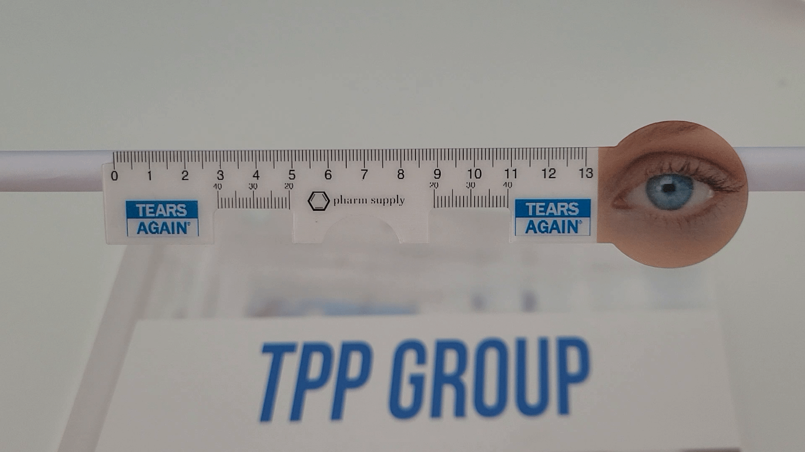 Règles optique 100% personnalisables. Conçues pour mesurer l'écart pupillaire.