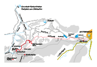 Aufstieg von Mittenwald über den Schützensteig Aufstieg von Mittenwald über den Schützensteig