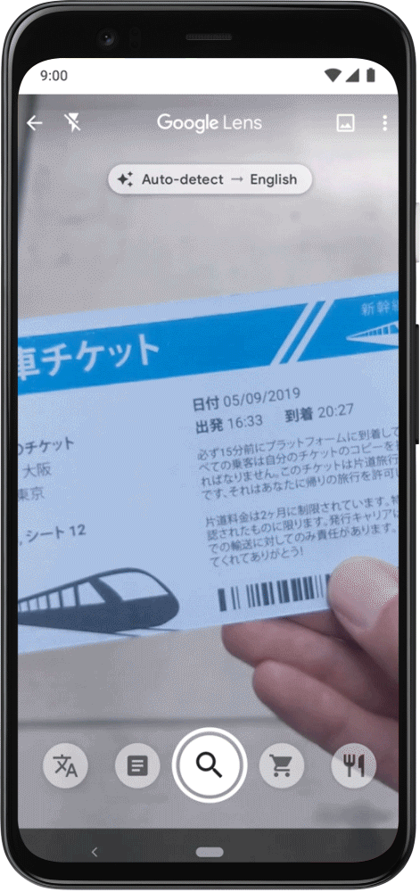 Traduire du texte avec Google Lens Traduire du texte avec Google Lens