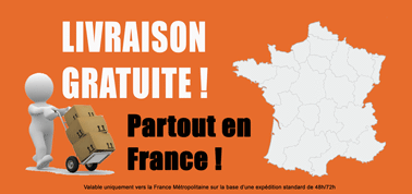 Livraison gratuite partout en France Livraison gratuite partout en France