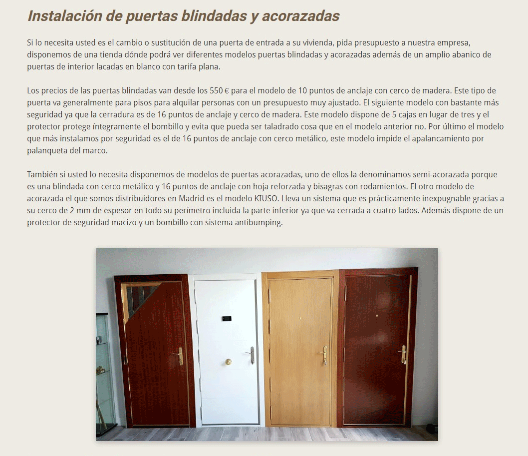 Reparacion e instalacion de todo tipo de puertas Reparacion e instalacion de todo tipo de puertas