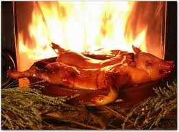 Cochinillo asado al horno Cochinillo asado al horno