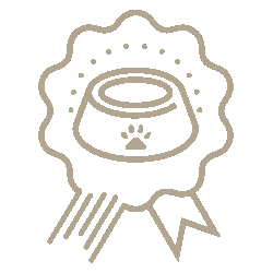 Das Bild zeigt das Pictogramm mit einem Fressnapf