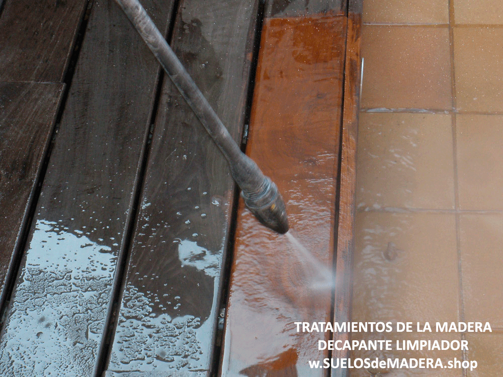 Limpiar Madera Exterior Tarima Deck Woca #SUELOSdeMADERAshop