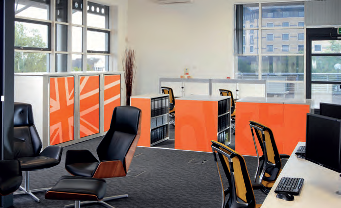 rayonnage mobile pour bureaux , graphique