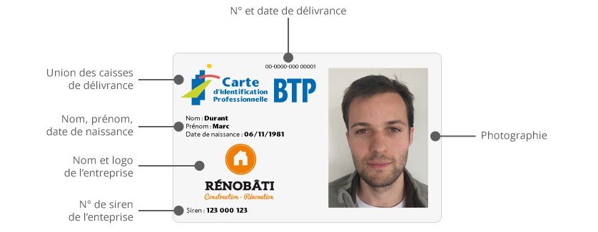 information detail carte professionnelle btp gratuite