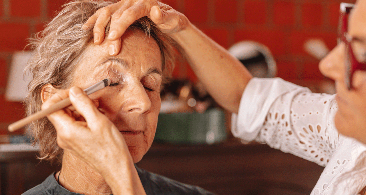 Augen natürlich geschminkt mit Naturkosmetik Dr. Hauschka