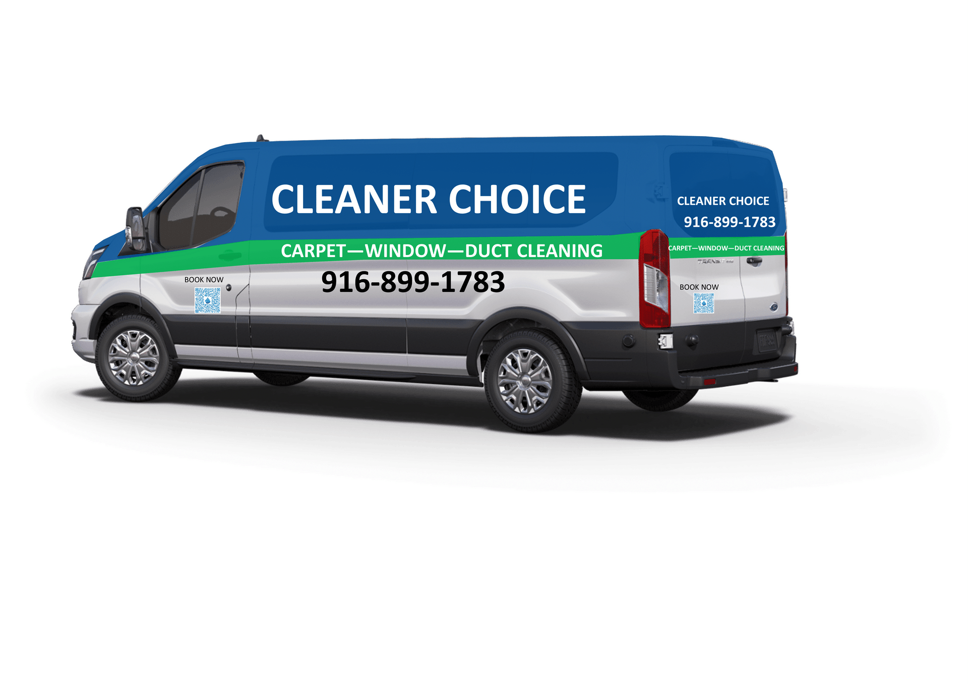 Cleaner Choice Christmas Light service vehicle