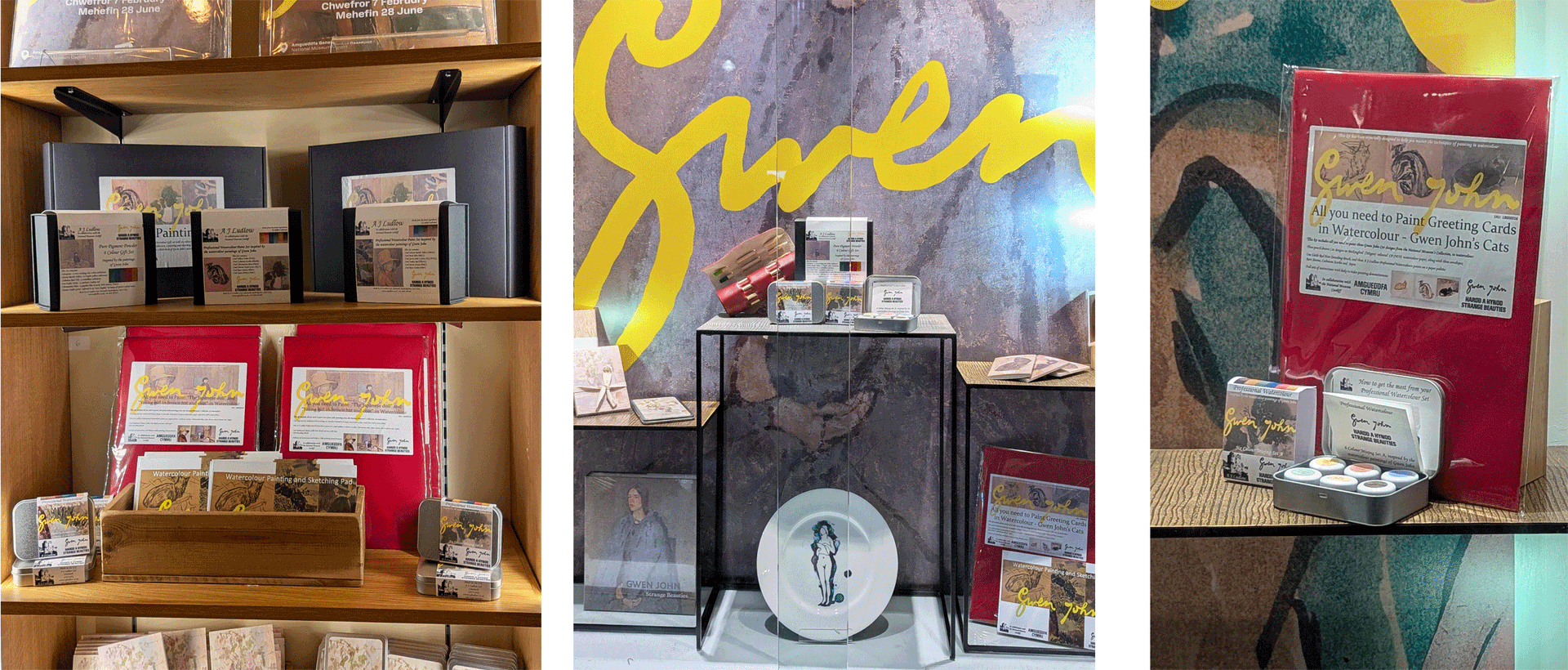 The amazing gift shop displays, created by the retail staff in the museum.