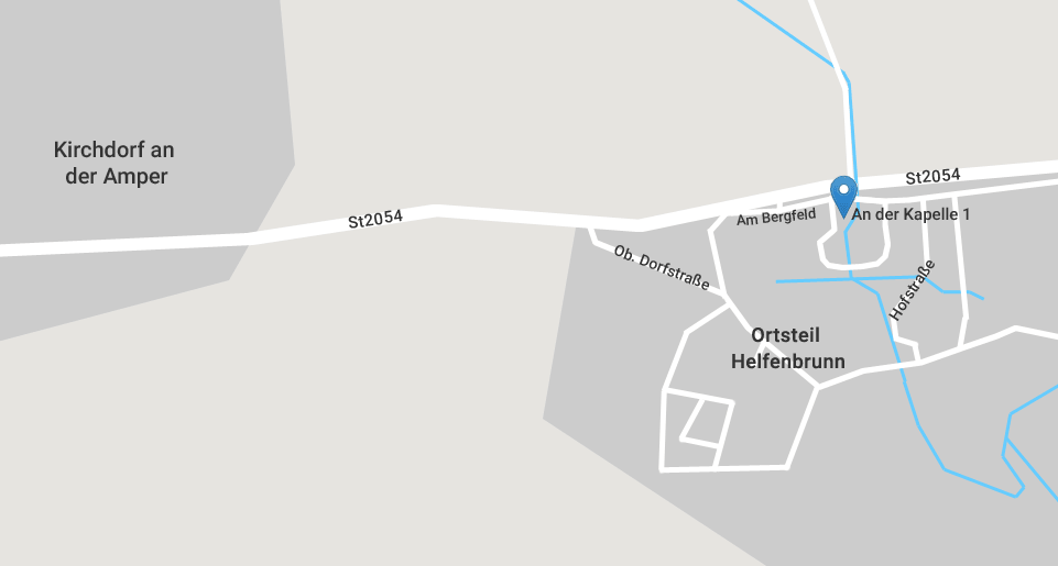 Studio Helfenbrunn, An der Kapelle 1, 85414 Kirchdorf an der Amper / OT. Helfenbrunn Studio Helfenbrunn, An der Kapelle 1, 85414 Kirchdorf an der Amper / OT. Helfenbrunn