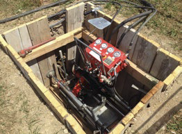 Forage horizontal dirigé HDD de fond de fouille TERRA MINI-JET, les traversées de route