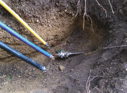 Avec ses technologies de pointe les machines TERRA installent des tuyaux d’eau, de gaz et d’électricité écologiquement