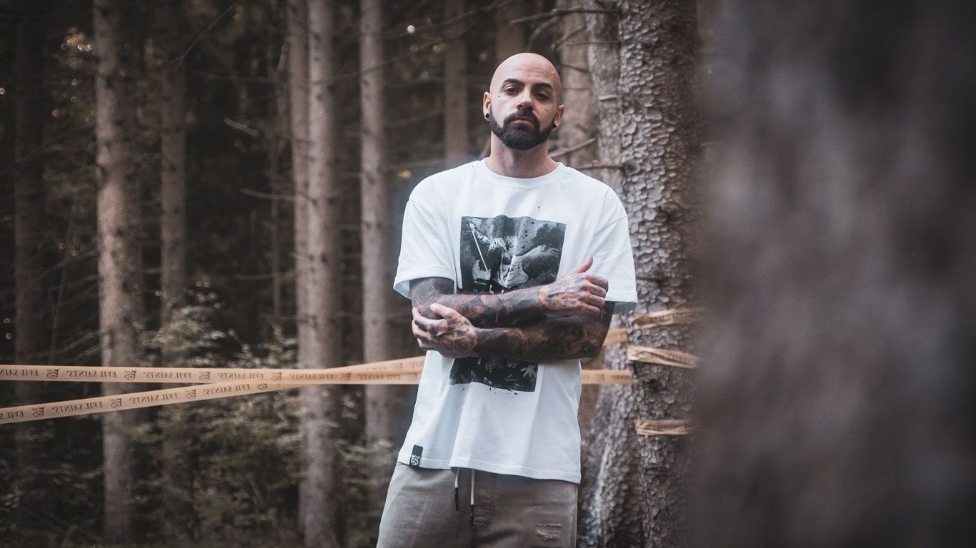 Evil Saints Genesis Clothing Collection Wallpaper