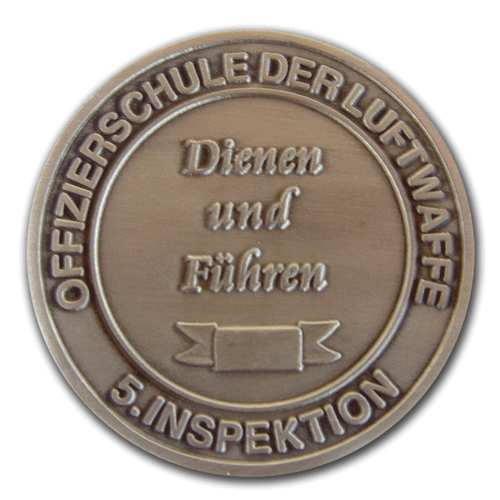 Coin, Münze für die Luftwaffe der Bundeswehr mit eigenem Motiv, Wappen oder Logo