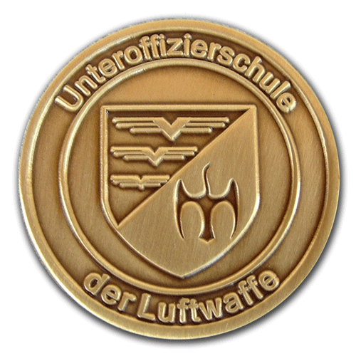 Münzen un d Coins mit dem eigenen Wappen, Motiv oder Logo für die Luftwaffe