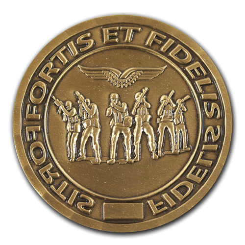 Münzen, Münzen für das Militär von der W. Schwemmlein GmbH, geprägt oder gedruckt mit dem eigenen Motiv