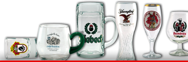 Weitere Info zu den Gläsern... Sonderanfertigungen von Gläser, Bierseidel, Bierbecher, Weizengläser mit eigenem Wappen, Motiv oder Logo