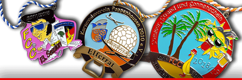 Weitere Infos zu Faschingsorden... Sonderanfertigungen von Orden, Faschingsorden, Karnevalsorden mit eigenem Wappen, Motiv oder Logo