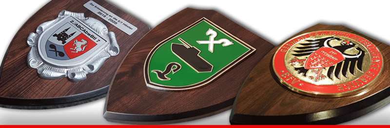 Mehr Infos zu Wappen Sonderanfertigungen von Wappen, Metallwappen, Reliefwappen, Britaniawappen, Kunststoffwappen