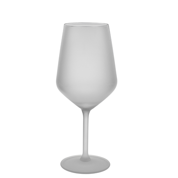 Weinglas satiniert Weinglas bedruckt mit dem eigenen Motiv, Wappen oder Logo von der Schwemmlein GmbH aus Bayreuth