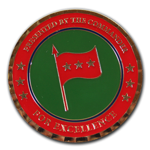 Commander Coin für das Heer der Bundeswehr, geprägt mit dem eigenen Motiv, Wappen oder Logo, von der W. Schwemmlein GmbH