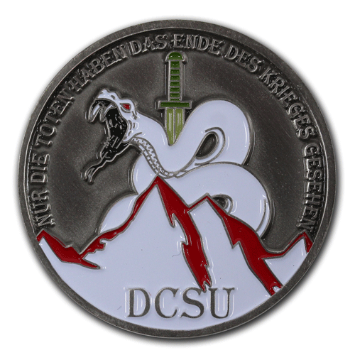 Münzen, Coins, Callenge-Coins, Commander’s Coin für den Auslandseinsatz der Bundeswehr, mit eigenem Motiv, Wappen oder Logo, gefertigt von der W. Schwemmlein GmbH aus Bayreuth in Gold, Silber oder Bronze.