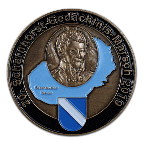 Münzen, Coins für die Reservistenkameradschaft der Bundeswehr mit eigenem Motiv, Wappen oder Logo