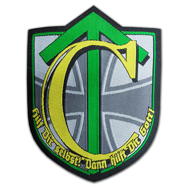 Aufnäher, Ärmelabzeichen, Patch gewebt von der Schwemmlein GmbH aus Bayreuth