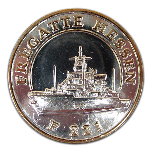 Sonderanfertigung von farbigen Bundeswehr Münzen, Coins, Challenge Coins