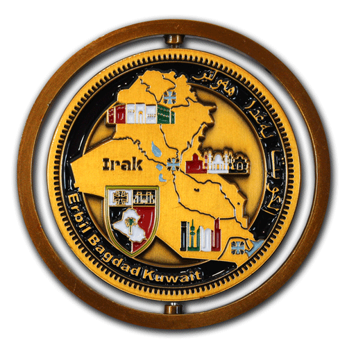 Münzen, Coins, Callenge-Coins, Commander’s Coin für den Auslandseinsatz der Bundeswehr, mit eigenem Motiv, Wappen oder Logo, gefertigt von der W. Schwemmlein GmbH aus Bayreuth in Gold, Silber oder Bronze.