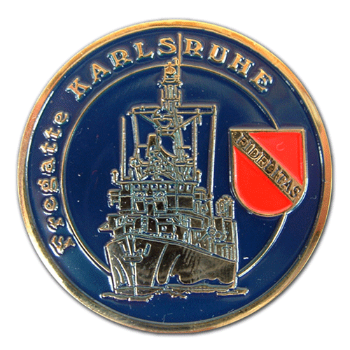 Sonderanfertigung von Münzen und Coins für die Marine der Bundeswehr mit dem eigenen Wappen, Motiv oder Logo