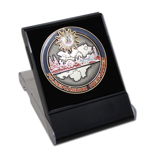 Kunststoff- Aufsteller, Etui für Münzen, Coins und Medaillen