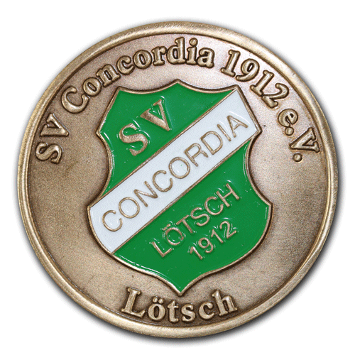 Medaillen, Münzen, Coins für Städe, Gemeinden, Vereine, Firmen oder Privat mit eigenem Motiv, Wappen oder Logo, gefertigt von der W. Schwemmlein GmbH aus Bayreuth in Gold, Silber oder Bronze.