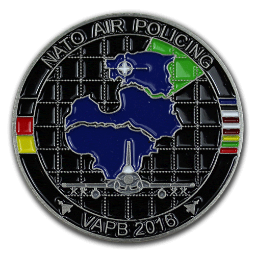 Münze, Coin für Auslandseinsätze der Bundeswehr mit eigenem Wappen, Logo oder Motiv von der W. Schwemmlein GmbH