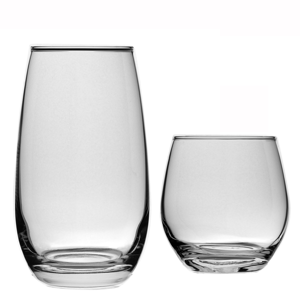 Lomgdrink / Whisky / Soda Longdrinkglas, Whiskyglas, Sodaglas bedruckt mit dem eigenen Motiv, Wappen oder Logo von der Schwemmlein GmbH aus Bayreuth