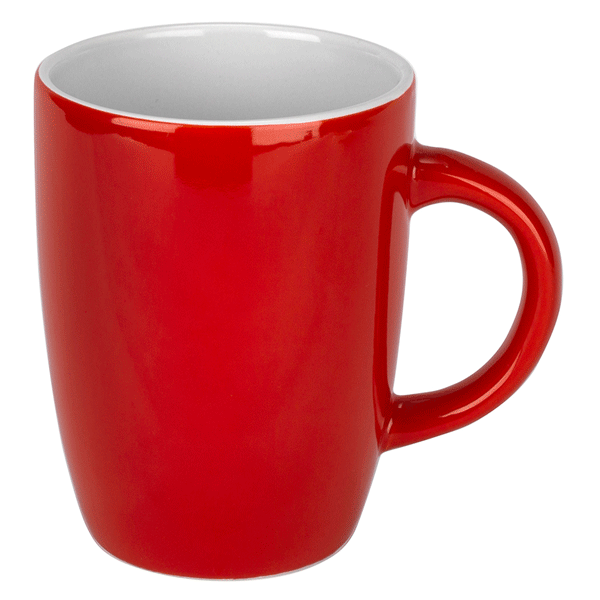 Kaffeebecher Tasse, Kaffeetasse, Keramiktasse bedruckt mit dem eigenen Motiv, Wappen oder Logo von der Schwemmlein GmbH aus Bayreuth