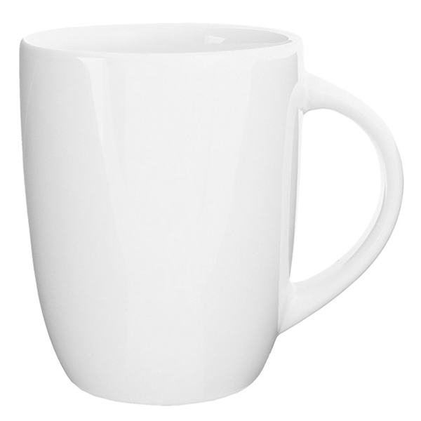 Kaffeebecher Tasse, Kaffeetasse, Keramiktasse bedruckt mit dem eigenen Motiv, Wappen oder Logo von der Schwemmlein GmbH aus Bayreuth