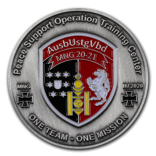 Die Fa. Schwemmlein aus Bayreuth, der führende Hersteller von Münzen, Coins, Challenge-Coins oder Commander’s Coins für den Auslandseinsatz der Bundeswehr, individuell gefertigt nach Kundenvorlage, Motiv oder Wappen.