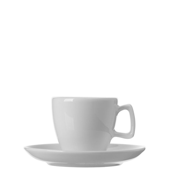 Espressotasse (Obertasse & Untertasse) Espressotasse bedruckt mit dem eigenen Motiv, Wappen oder Logo von der Schwemmlein GmbH aus Bayreuth