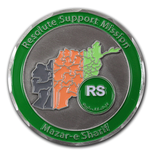 Münzen, Coins, Callenge-Coins, Commander’s Coin für den Auslandseinsatz der Bundeswehr, mit eigenem Motiv, Wappen oder Logo, gefertigt von der W. Schwemmlein GmbH aus Bayreuth in Gold, Silber oder Bronze.