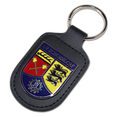 Hochwertig geprägte Brustanhänger, Verbandsabzeichen auf Leder