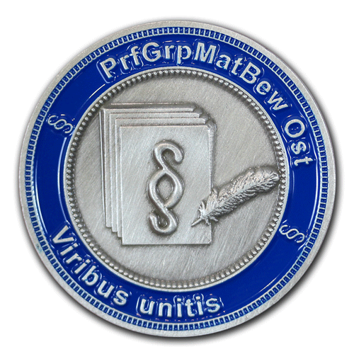 Medaillen, Münzen, Coins, Challenge-Coins, Commander’s Coins für das Heer der Bundeswehr mit eigenem Motiv, Wappen oder Logo gefertigt, von der W. Schwemmlein GmbH aus Bayreuth in Gold, Silber, Bronze, Kupfer oder Messing.