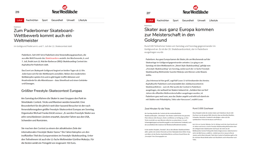 2019 Paderborner Zeitung 2019 Paderborner Zeitung