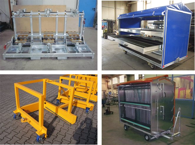 Transportwagen, Transportgestell