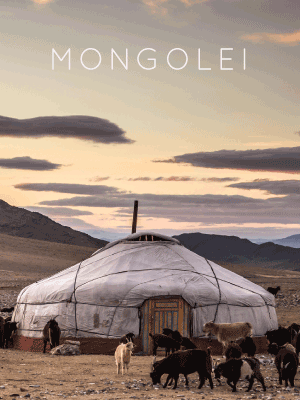 BIld: Jurte in der Süd-Mongolei